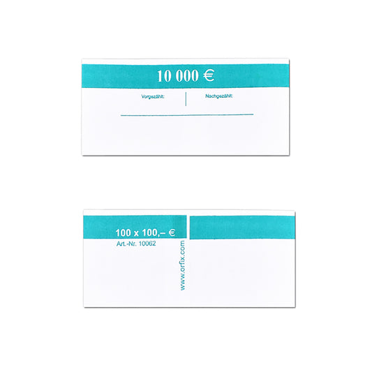 Papirne karike za pakovanje novca za 100 Euros