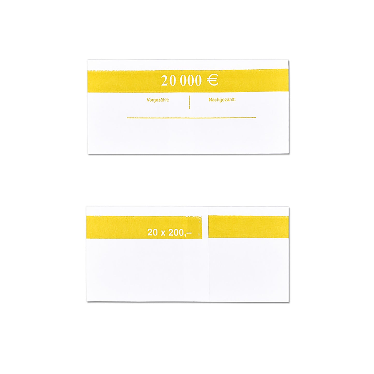 Papirne karike za pakovanje novca za 20 Eura