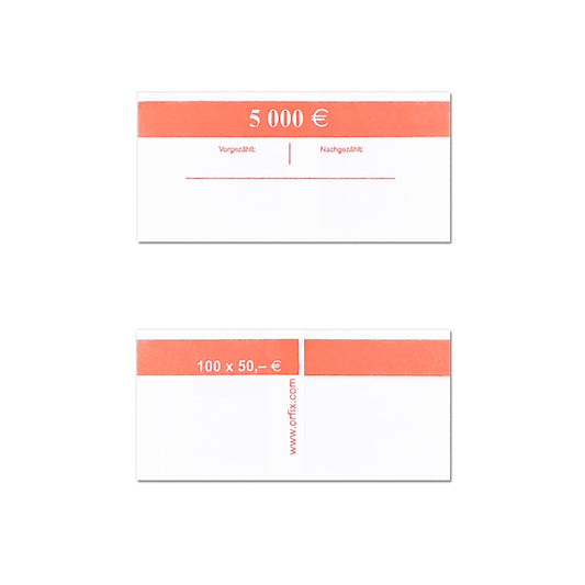 Papirne karike za pakovanje novca za 50 Eura