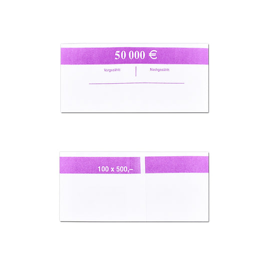 Papirne karike za pakovanje novca za 500 Eura